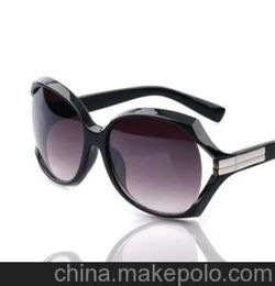 欧美范玮琪范范同款大牌复古金属时尚女士太阳眼镜批发墨镜9103
